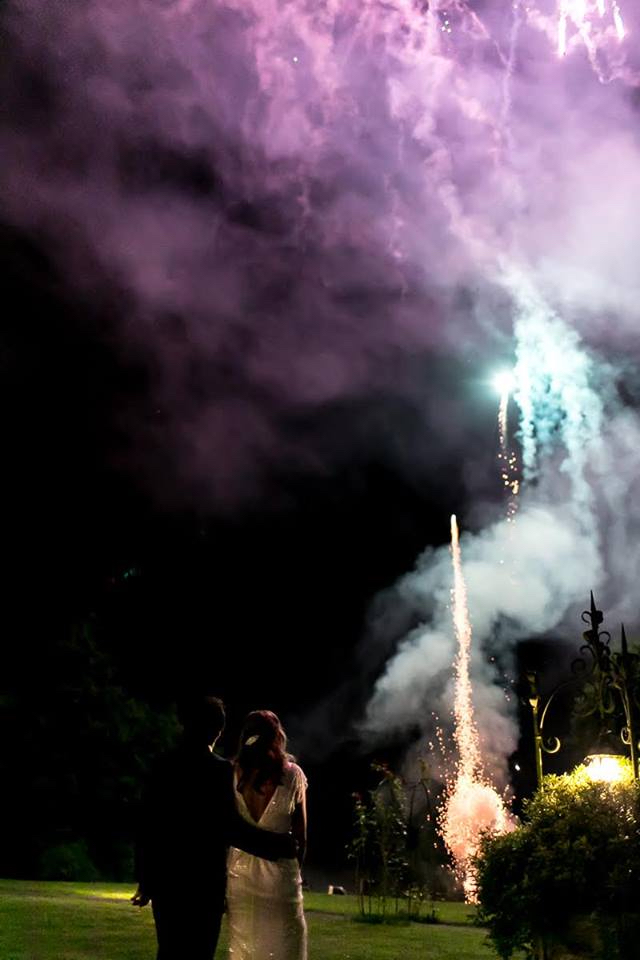 Fuegos artificiales - Chateaux Brindos