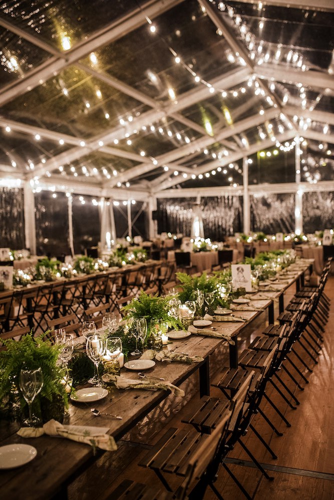 Carpa para boda - Itziar Ortuondo - Guirnalda de luces