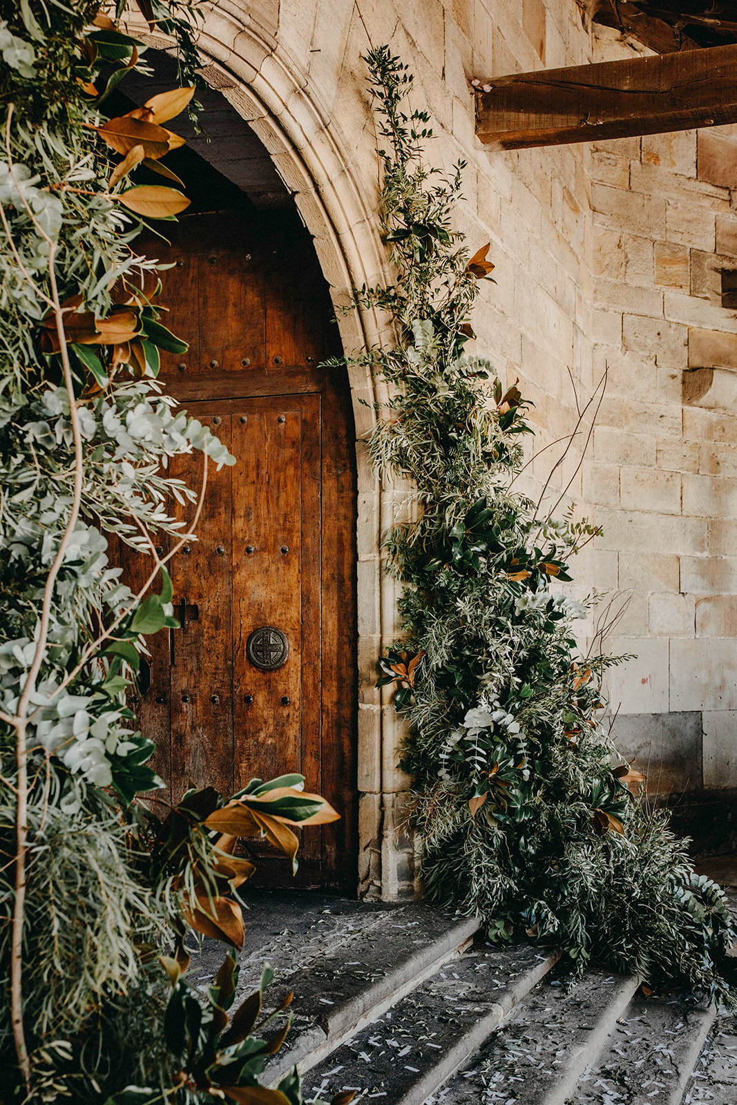 Decoración de iglesia - Boda otoñal