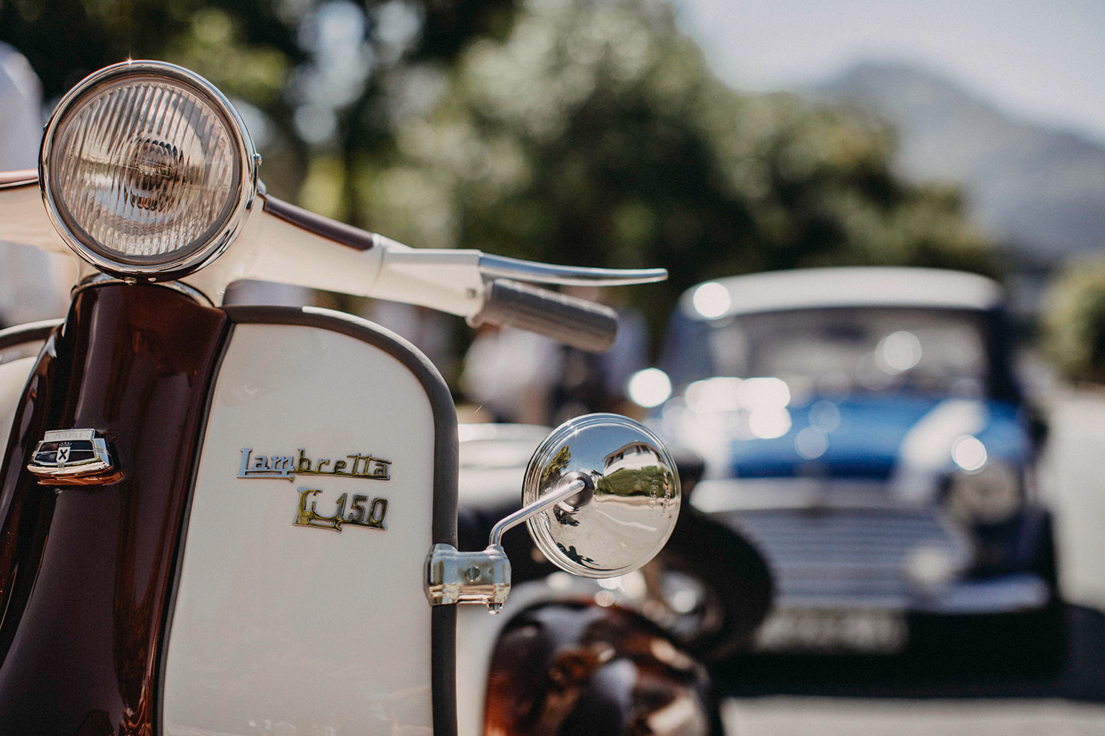 Vespa lambretta moto para novios