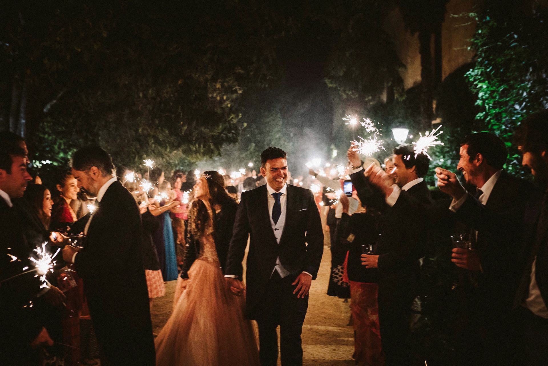 Bengalas en bodas - First dance - primer baile- monasterio de lupiana